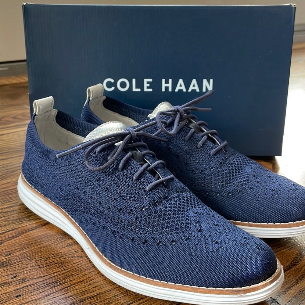 Marine Blue Cole Haan Oxford shoe (women’s)